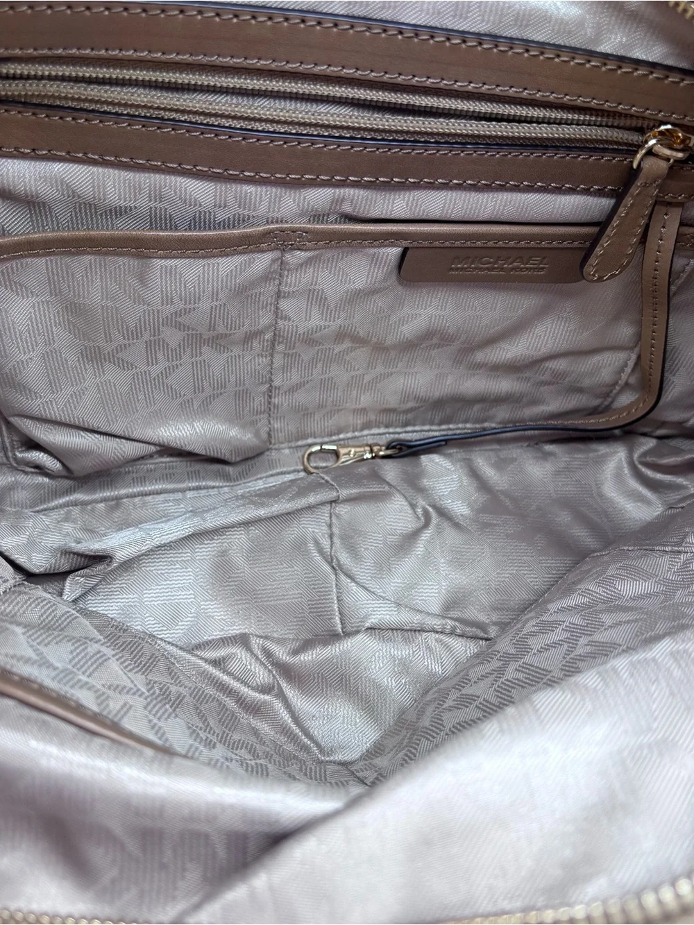 Michael Kors Lena Slouchy Suede Hobo Bag - Camel/Brown